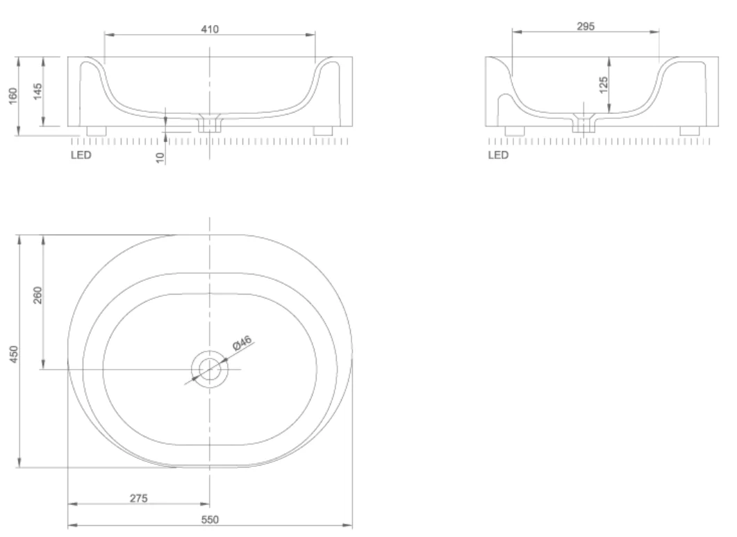 MOON COUNTER-TOP WASH BASIN | PIETRA CASA BRAND | $3,394.46 - Image 2