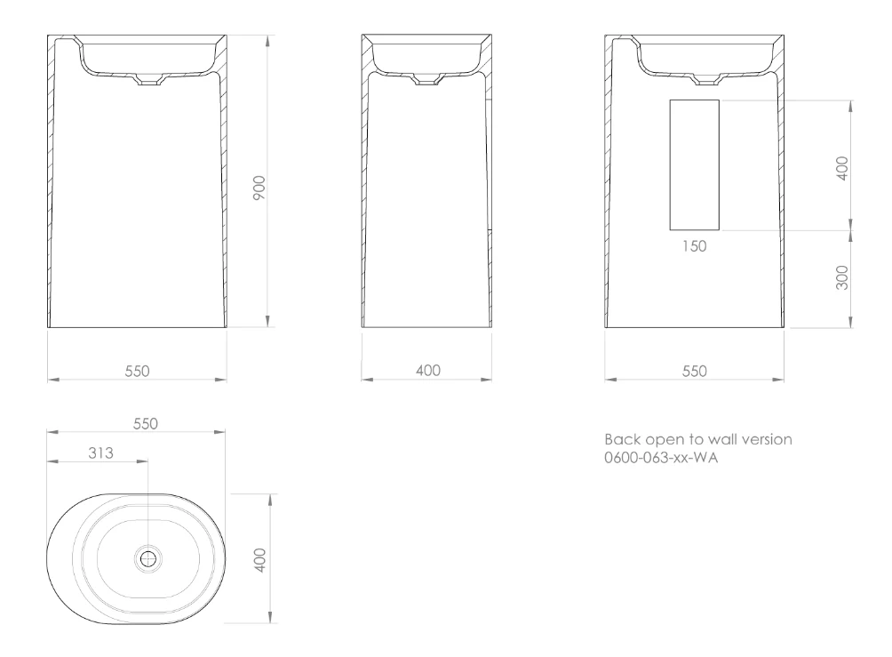 GLOW FREE STANDING WASH BASIN | PIETRA CASA BRAND | $5,914.63 - Image 2