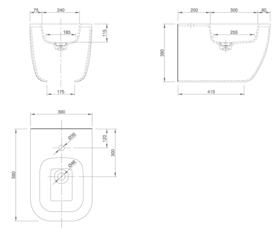 PRIDE FLOATING BIDET | PIETRA CASA BRAND | $4,437.05 - Image 2