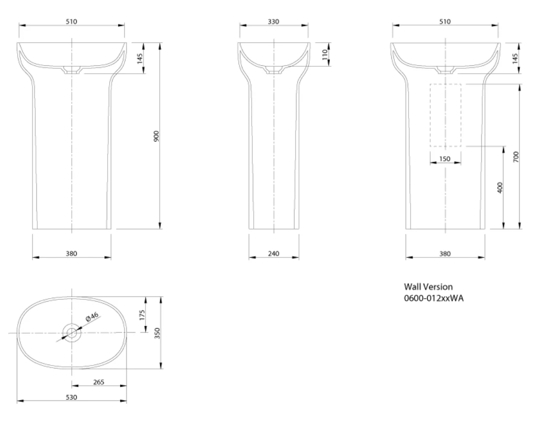 PRIME FREE STANDING WASH BASIN | PIETRA CASA BRAND | $5,914.63 - Image 2
