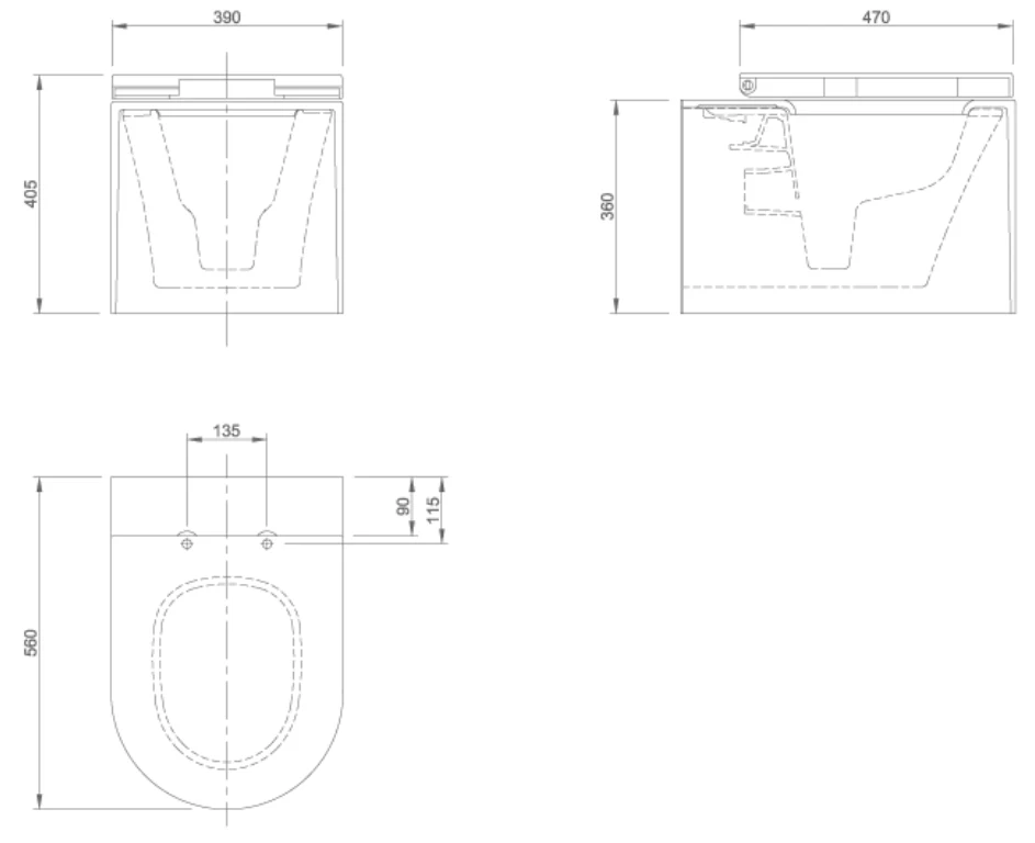 PRIME WALL HUNG TOILET | PIETRA CASA BRAND | $7,631.47 - Image 2