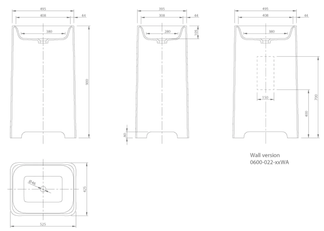 FEEL FREE STANDING WASH BASIN | PIETRA CASA BRAND | $5,914.63 - Image 2