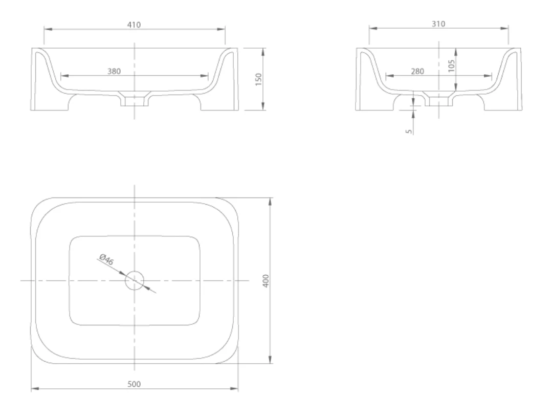 FEEL COUNTERTOP WASH BASIN | PIETRA CASA BRAND | $2,287.01 - Image 2