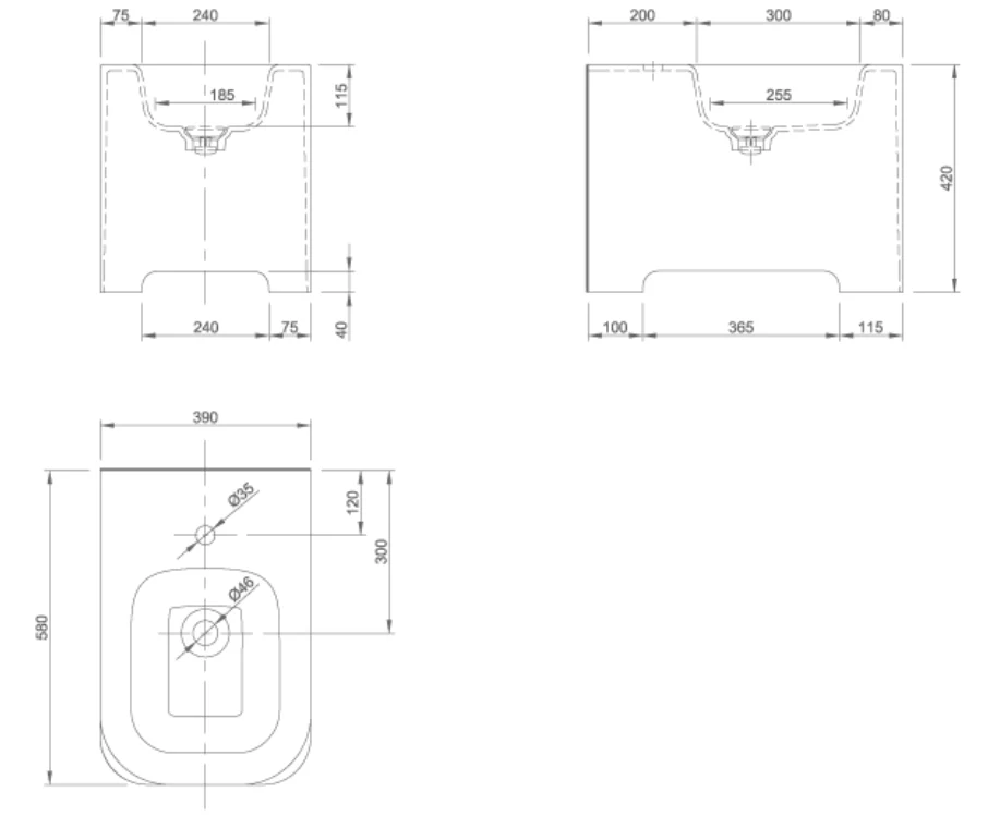 FEEL FLOORSTANDING BIDET | PIETRA CASA BRAND | $4,437.05 - Image 2