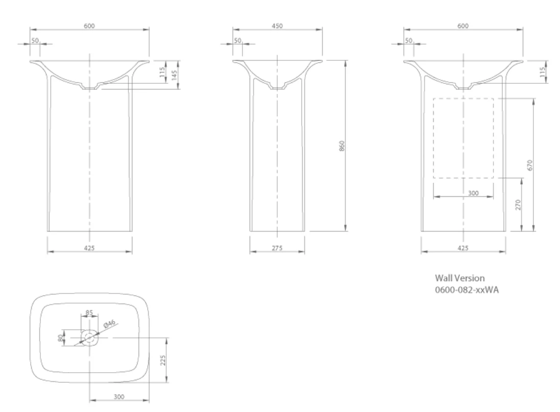 GLAM FREE STANDING WASH BASIN | PIETRA CASA BRAND | $5,914.63 - Image 2