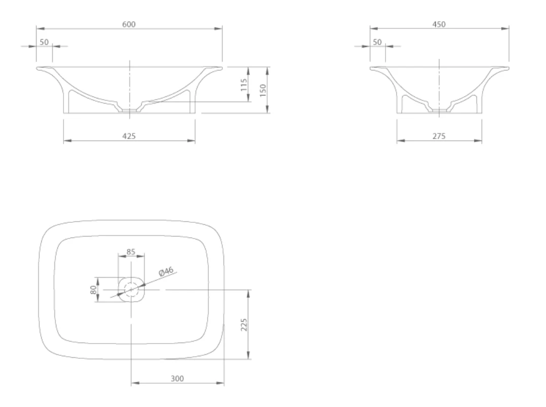 GLAM COUNTERTOP WASH BASIN | PIETRA CASA BRAND | $2,287.01 - Image 2