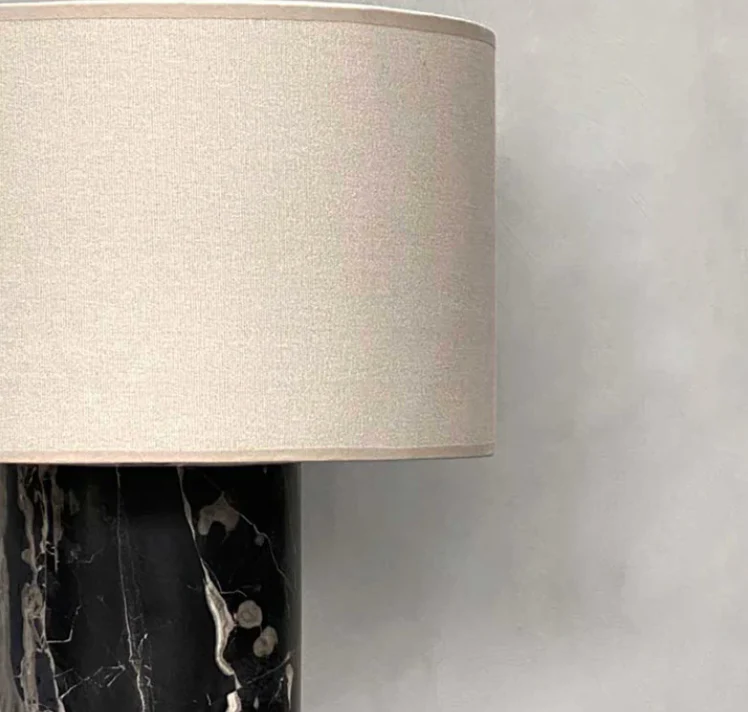 PIETRA CASA - AVA TABLE LAMP - PORTORO BLACK - $2,606.47 - Image 2