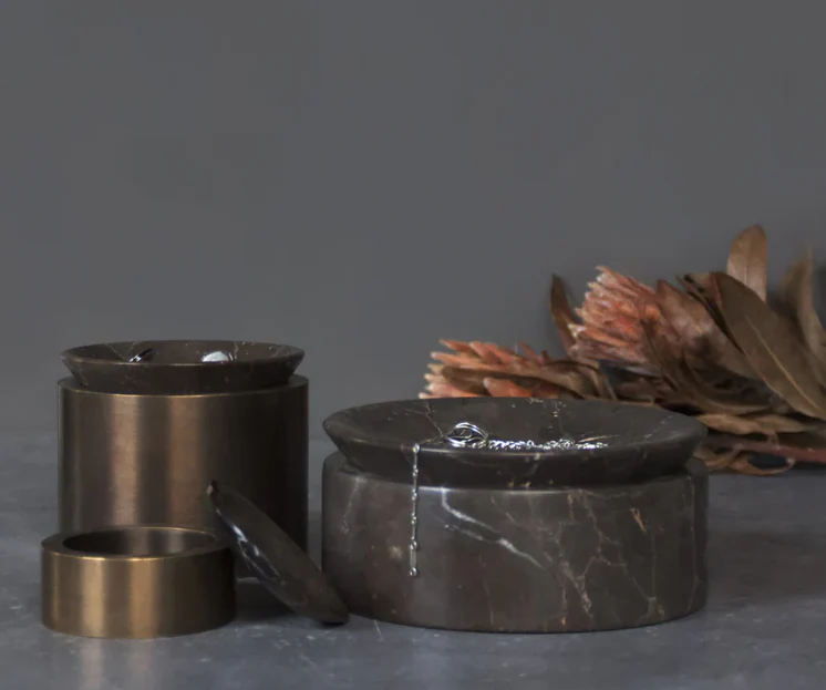 PIETRA CASA - EDO CANISTER LOW - SHADOW BLACK - $580.00 - Image 1