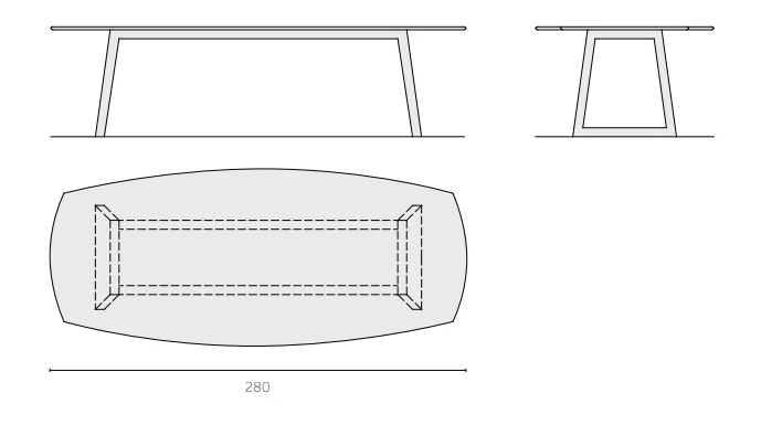 LITHEA | TAVOLI NICHI DINING TABLE | $15,599.79 - $20,604.62 - Image 3