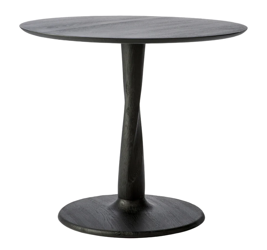 ETHNICRAFT TORSION DINING TABLE - OAK BLACK | $2,029.00 - Image 1