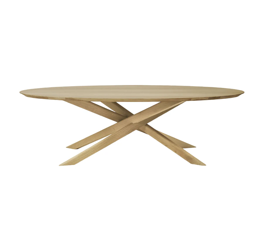 ETHNICRAFT MIKADO OVAL COFFEE TABLE – OAK | ,559.00
