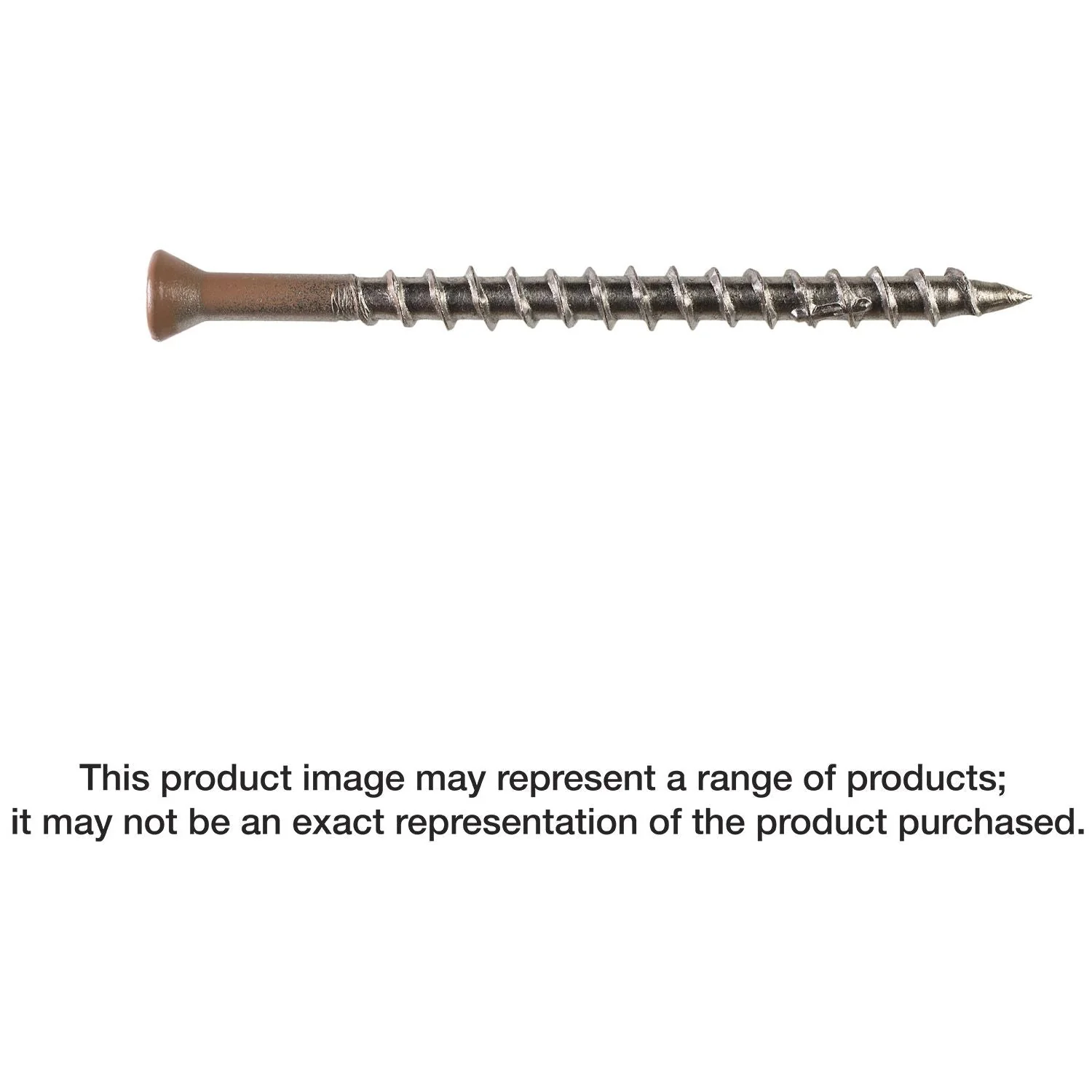 Simpson Strong-Tie T07100WPB Deck-Drive DWP WOOD SS Screw,  #7 x 1-in. T15, Trim Head, Type 316, 5000-Pack - Image 1