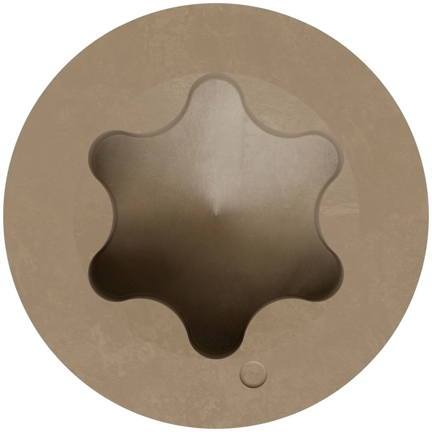 Simpson Strong-Tie T07225FTBTN Trim-Head Screw, 6-Lobe Drive,  #7 x 2-1/4-in. T15 Type 316, Tan, 1750-Pack - Image 3