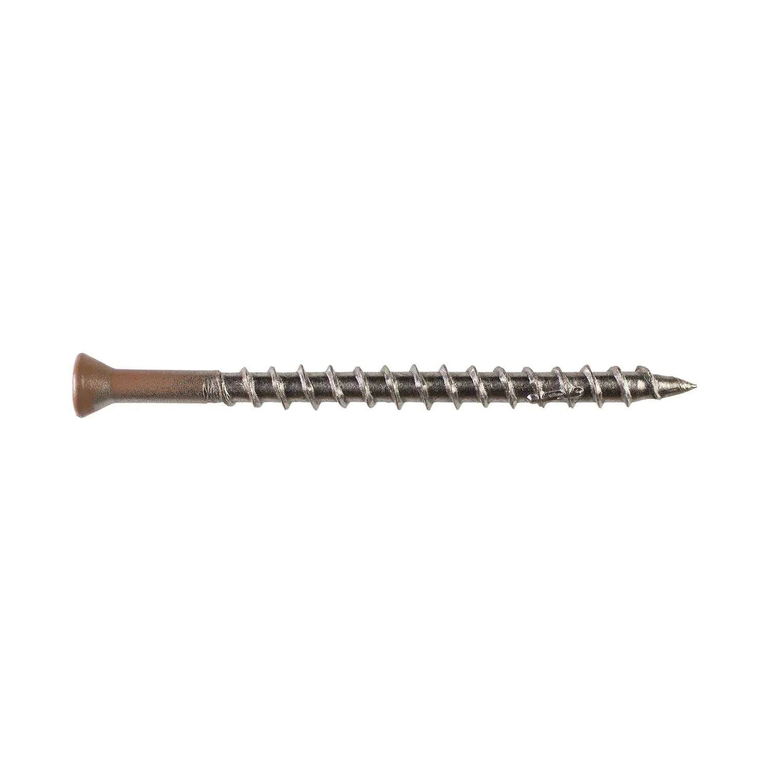 Simpson Strong-Tie T07225WJI Deck-Drive DWP WOOD SS Screw,  #7 x 2-1/4-in. T-15, Trim Head, Type 316, Tan 03, 350-Pack - Image 2