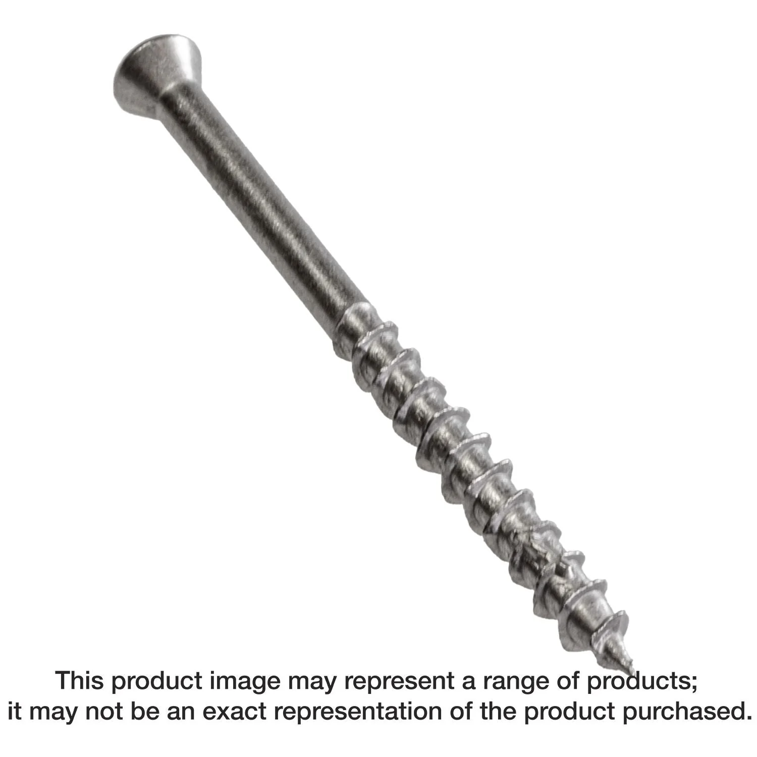 Simpson Strong-Tie T07225WP-RP340 Deck-Drive DWP WOOD SS Screw,  #7 x 2-1/4-in. T-15, Trim Head, Type 316, 340-Pack - Image 1