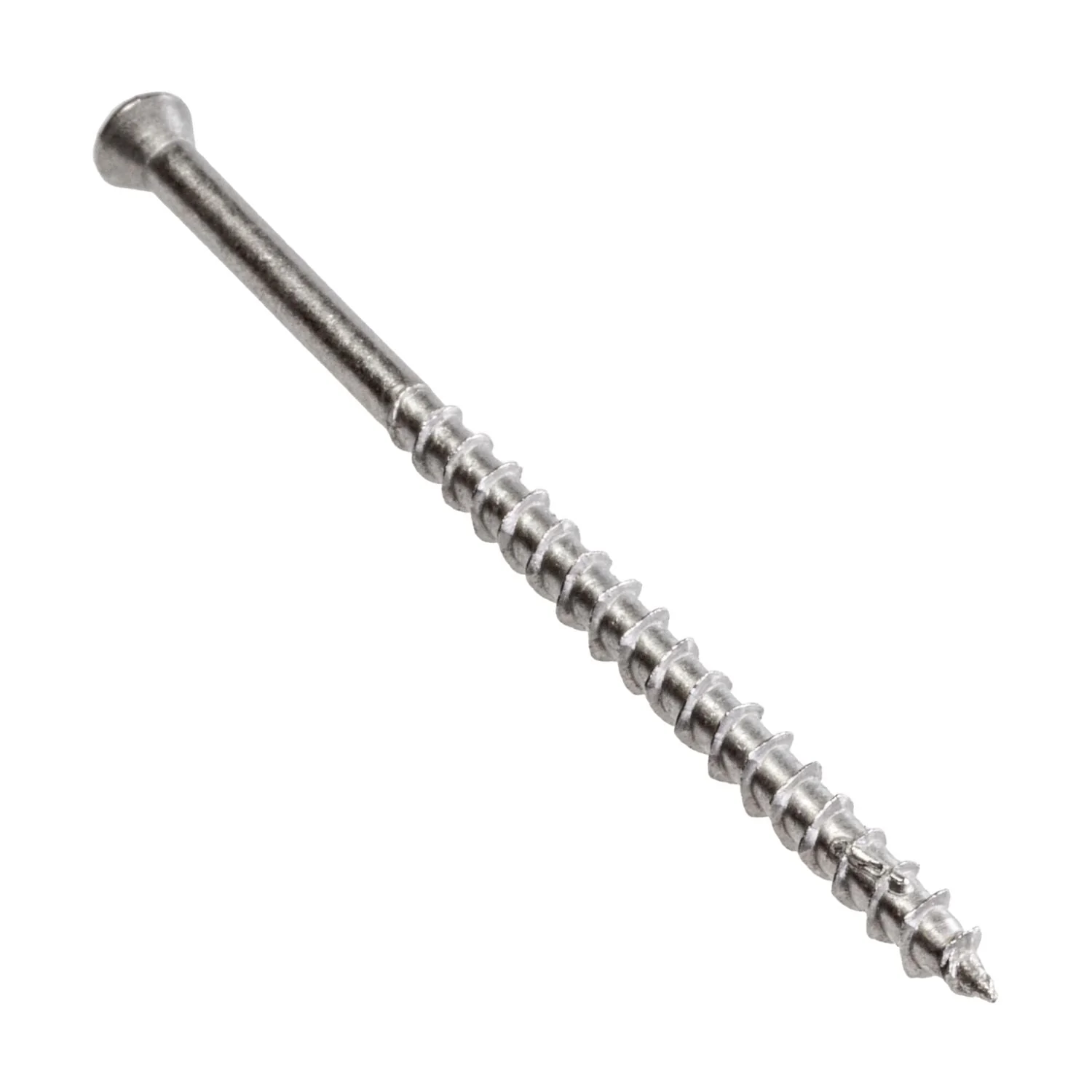 Simpson Strong-Tie T07300WP1 Deck-Drive DWP WOOD SS Screw,  #7 x 3-in. T-15, Trim Head, Type 316, 1-lb. - Image 2