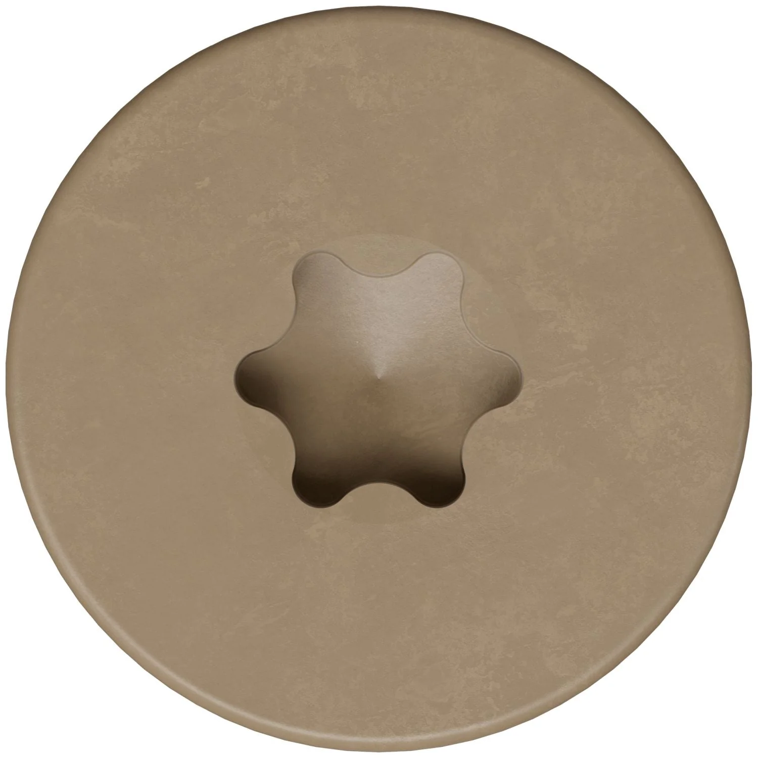 Simpson Strong-Tie T08175FS75TN Fascia Board Screw,  #8 x 1-3/4-in. T-20 6-Lobe Pancake Head Type 316, Tan, 75-Pack - Image 3