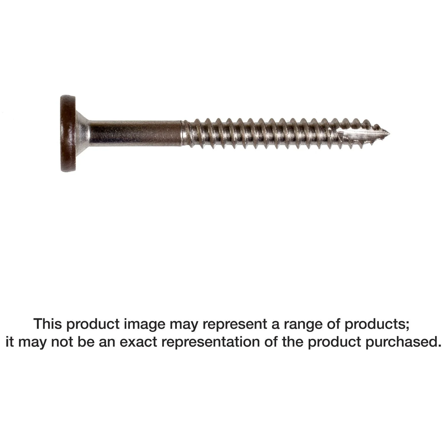 Simpson Strong-Tie T08175FS75TN Fascia Board Screw,  #8 x 1-3/4-in. T-20 6-Lobe Pancake Head Type 316, Tan, 75-Pack - Image 2