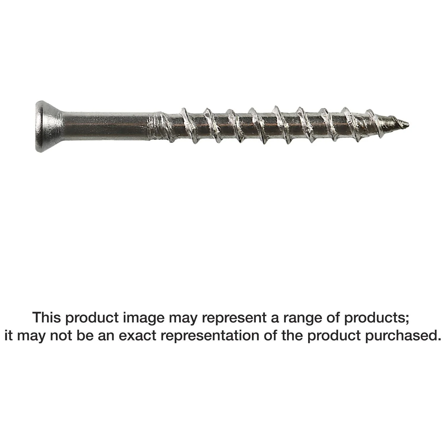 Simpson Strong-Tie T08200WP5 Deck-Drive DWP WOOD SS Screw,  #8 x 2-in. T-20, Flat Head, Type 316, 5-lb. - Image 2