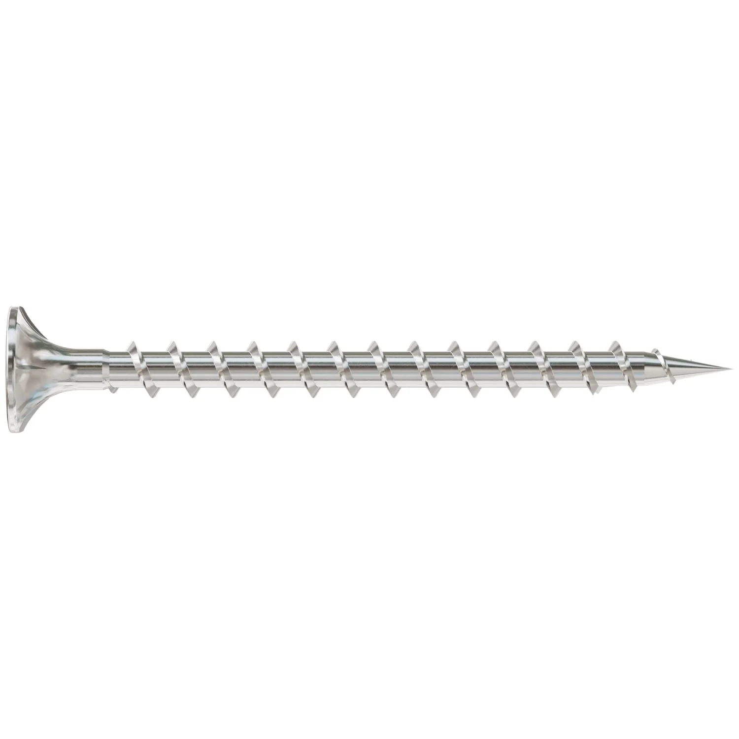Simpson Strong-Tie T08C225WQC Fiber-Cement Screw,  #8 x 2-1/4-in. #2 Square Wafer-Head, Type 316, 2000-Pack - Image 2