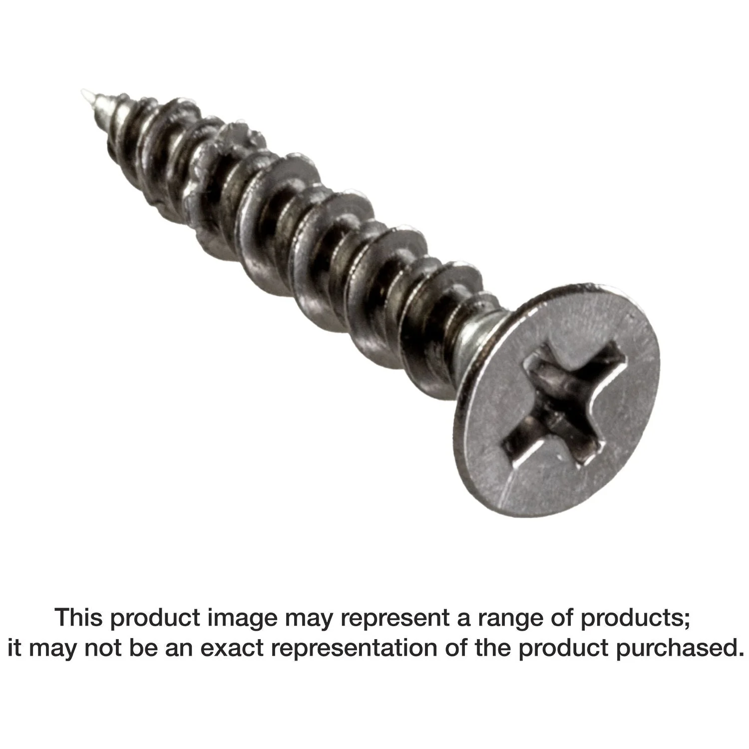 Simpson Strong-Tie T08J100FXC Marine Screw, Flat Head,  #8 x 1-in. #2 Phillips Drive, Type 316, 100-Pack - Image 1