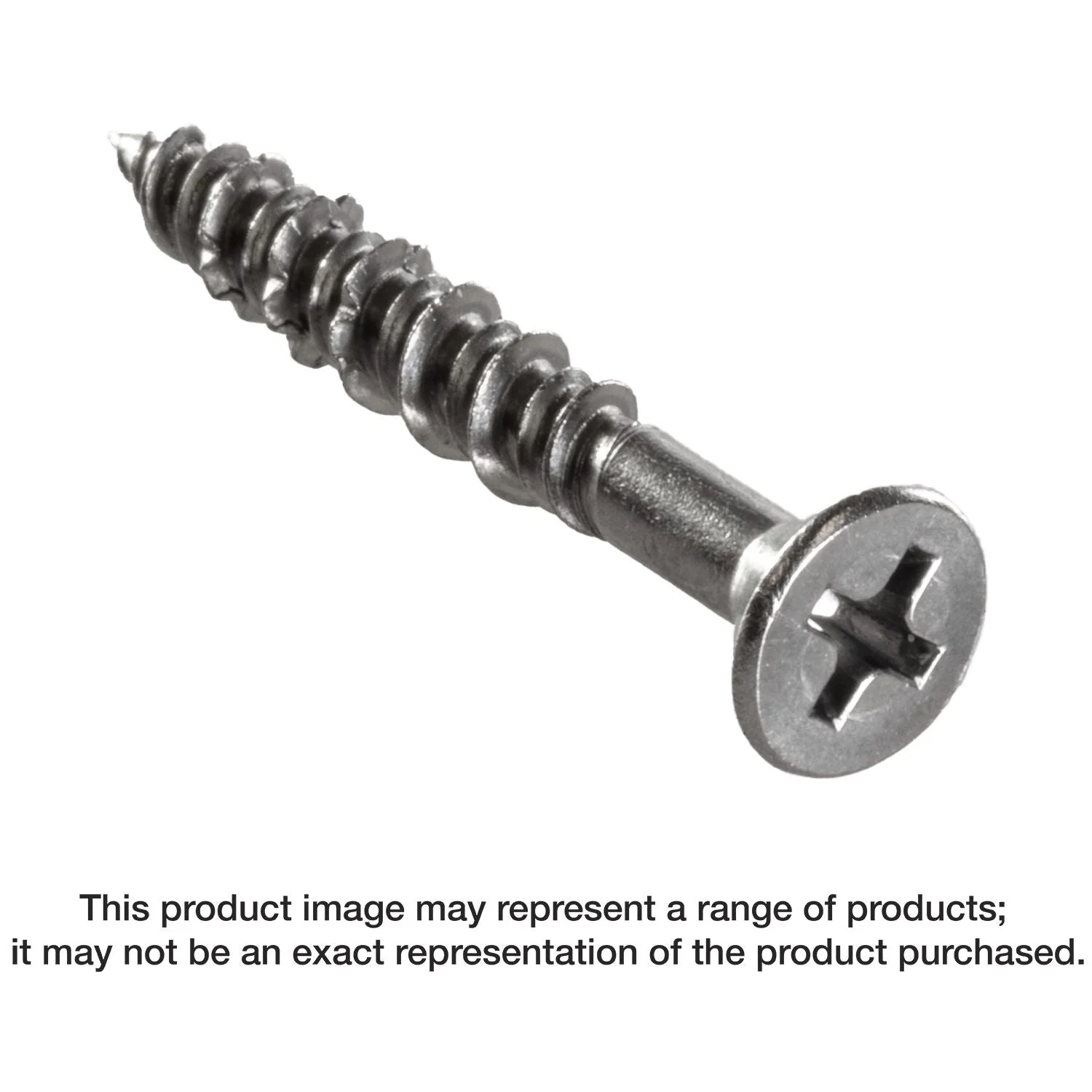 Simpson Strong-Tie T08J125FXM Marine Screw, Flat Head,  #8 x 1-1/4-in. #2 Phillips Drive, Type 316, 1000-Pack - Image 1