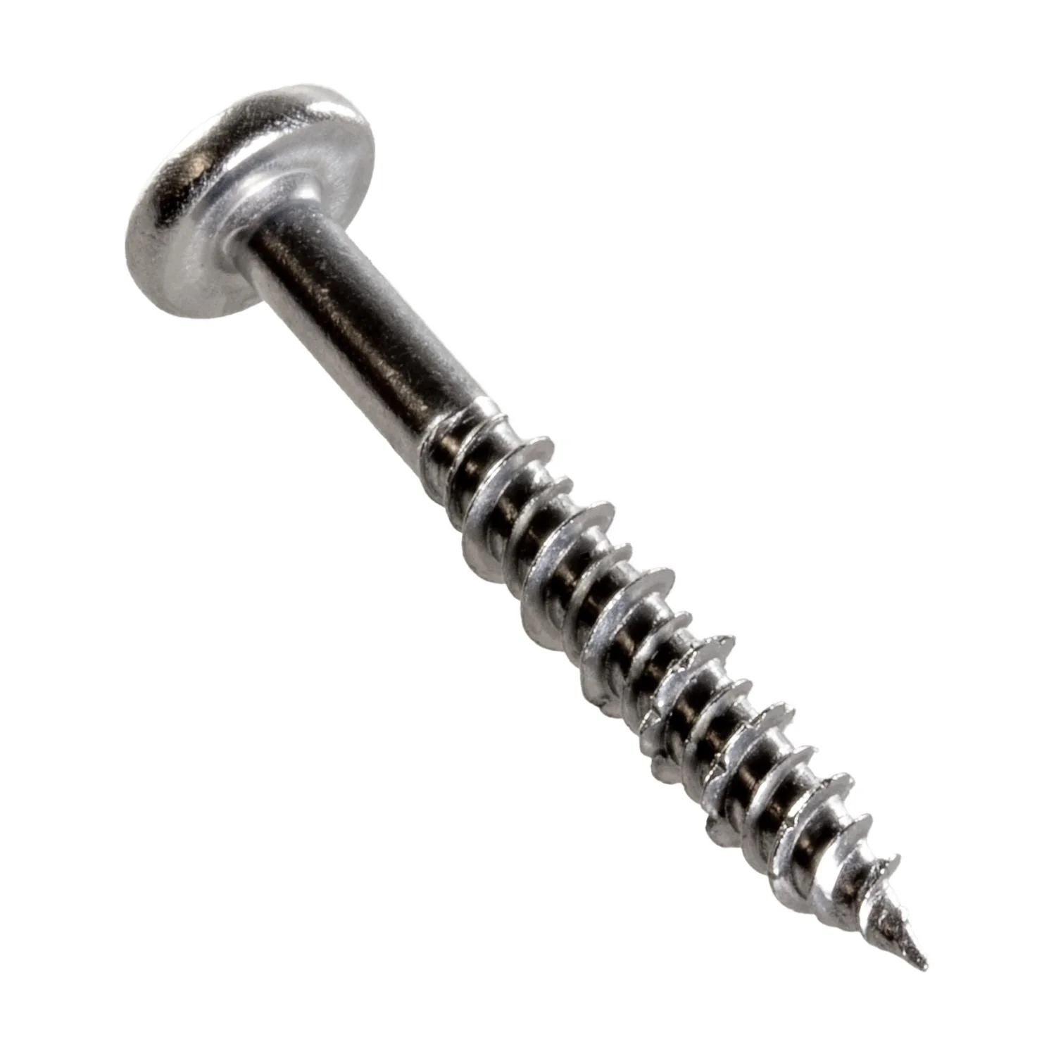 Simpson Strong-Tie T08J125PXC Marine Screw, Pan Head,  #8 x 1-1/4-in. #2 Phillips Drive, Type 316, 100-Pack - Image 2