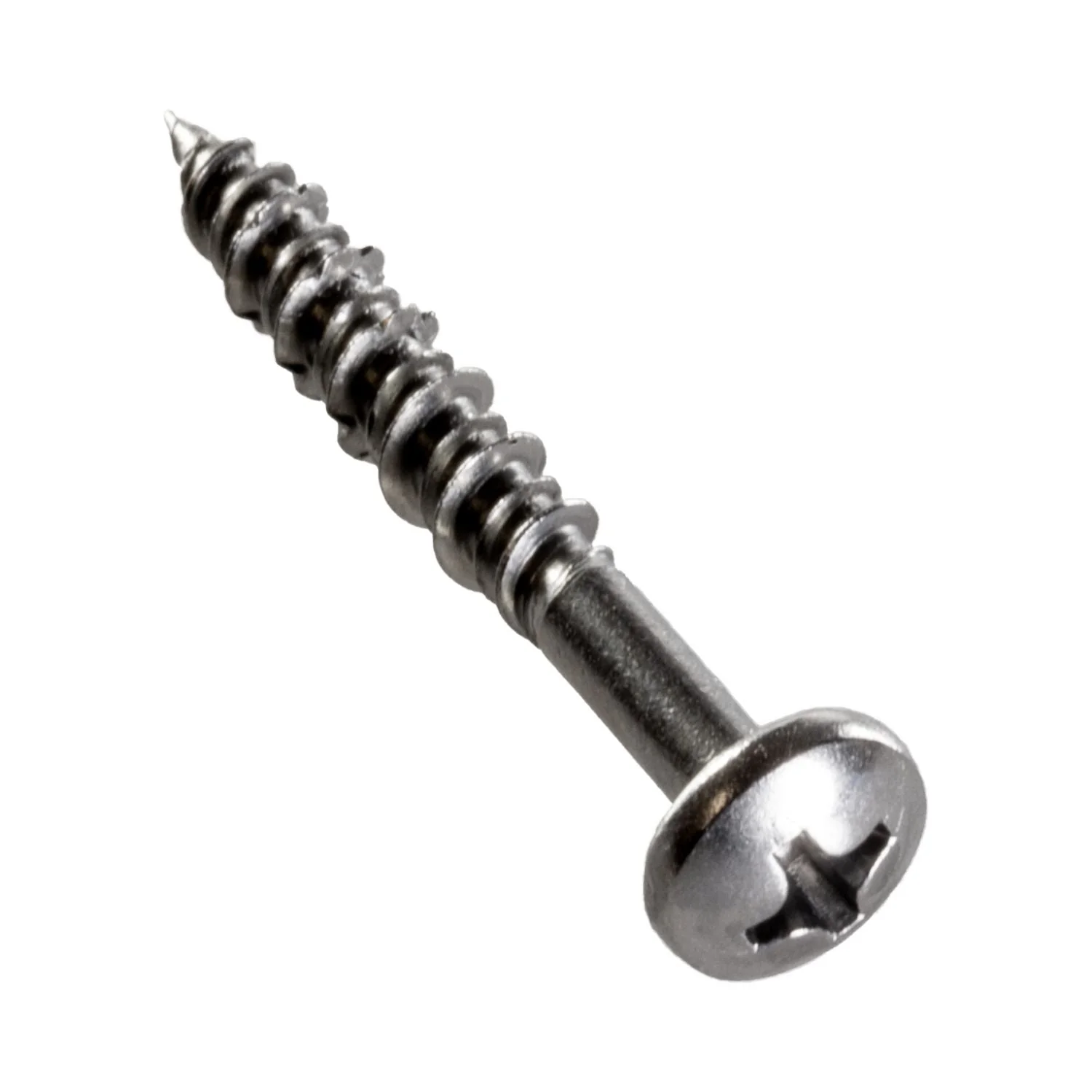 Simpson Strong-Tie Marine Screw, Pan Head, #8 x 1-1/4-in. #2 Phillips Drive, Type 316, 1000-Pack (T08J125PXM) - Image 1