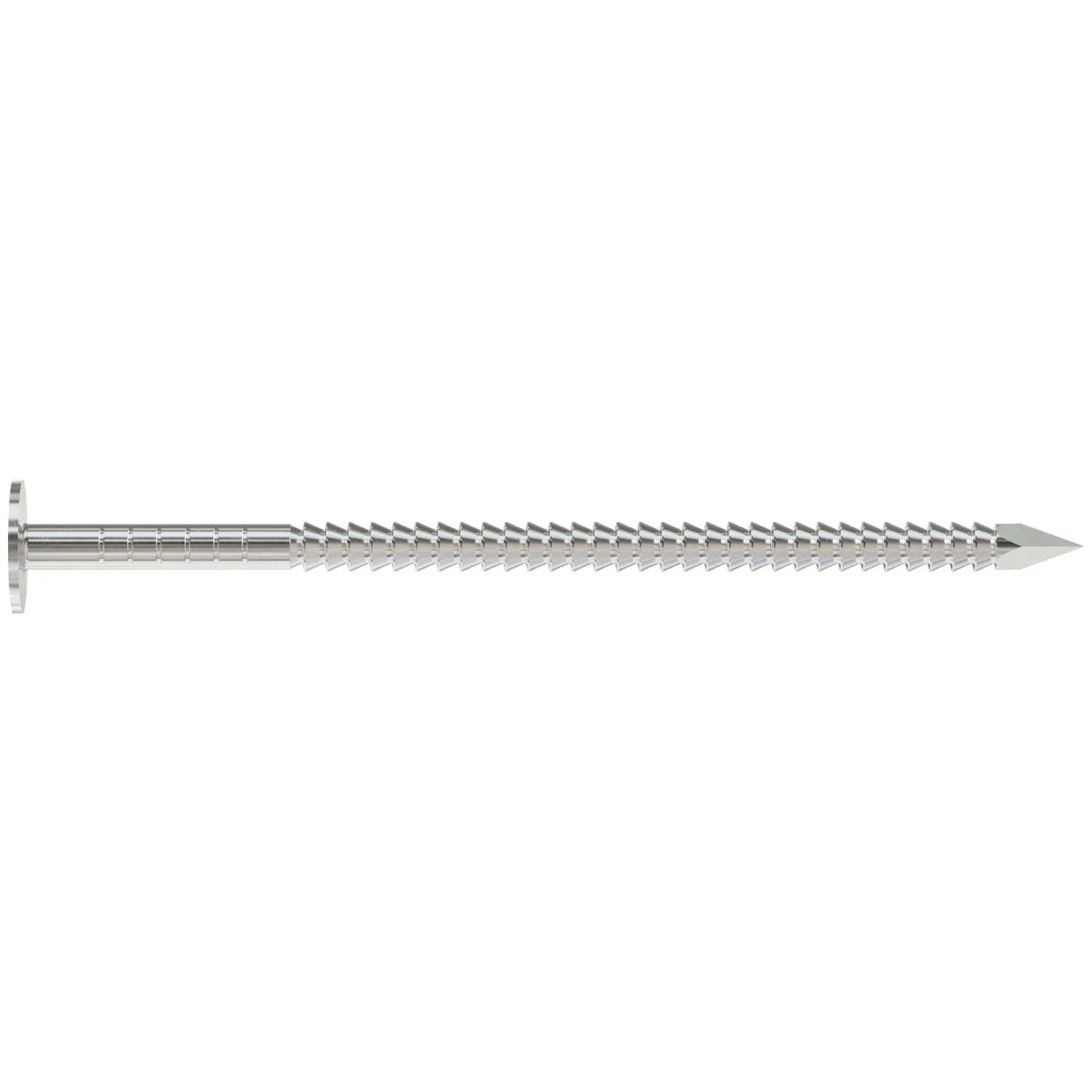 Simpson Strong-Tie T1010ARN5 Roofing Nail, Annular Ring Shank,  3-in. x .131-in. Type 316 Stainless Steel, 5-lb. - Image 2
