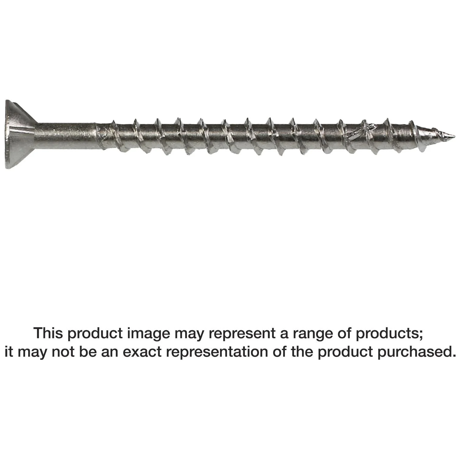 Simpson Strong-Tie T10200WP5 Deck-Drive DWP WOOD SS Screw,  #10 x 2-in. T-25, Flat Head, Type 316, 5-lb. - Image 1