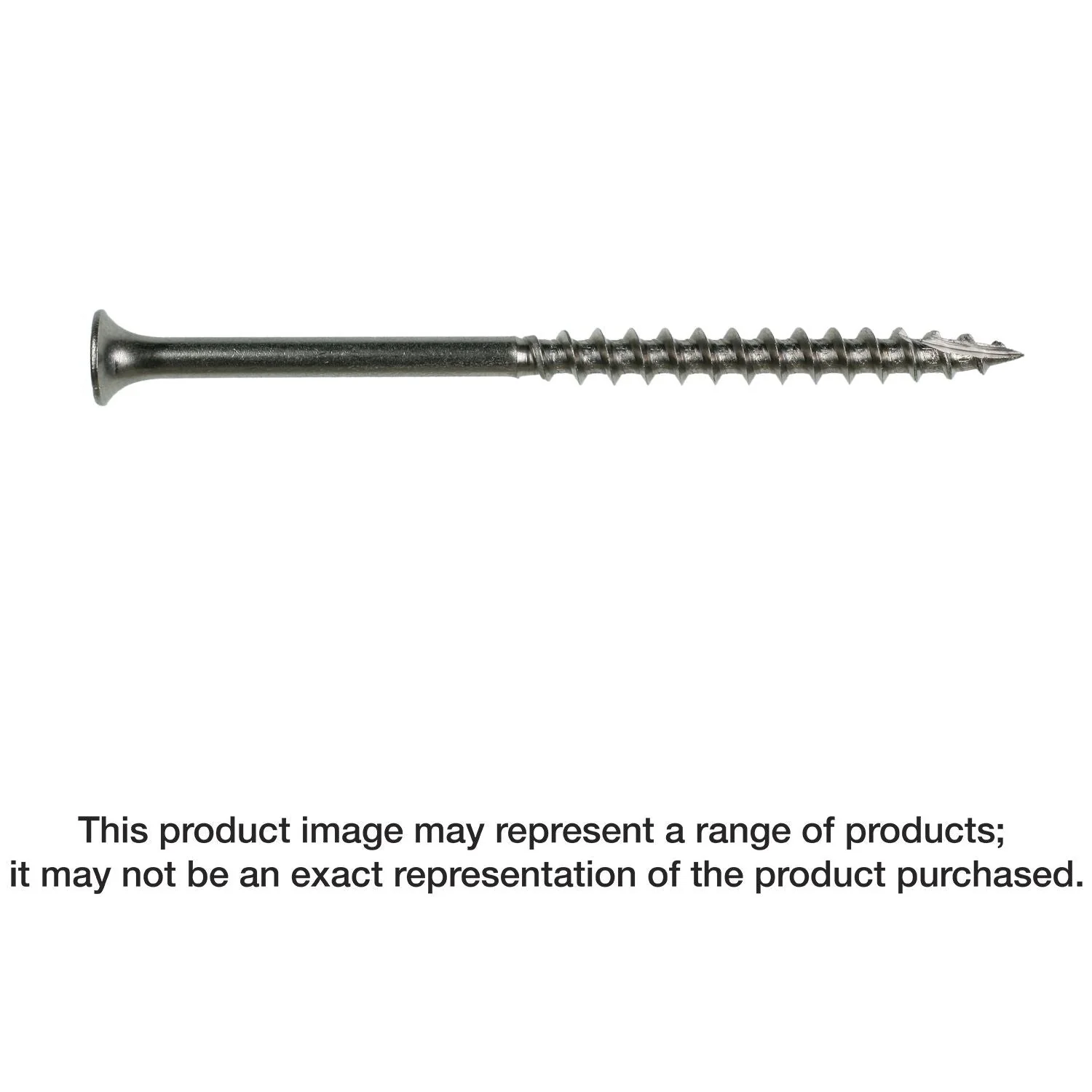 Simpson Strong-Tie T10300DTB Bugle-Head Wood Screw, 6-Lobe Drive,  #10 x 3-in. T25, Type 316, 1500-Pack - Image 1