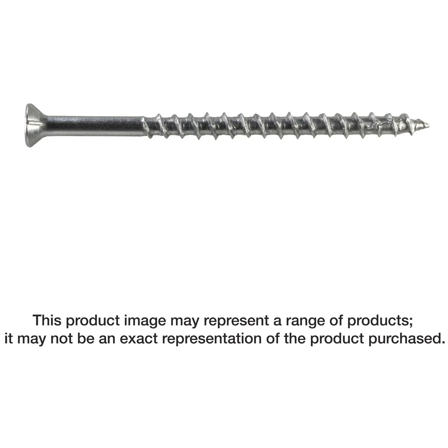 Simpson Strong-Tie T10350WPB Deck-Drive DWP WOOD SS Screw,  #10 x 3-1/2-in. T-25, Flat Head, Type 316, 1000-Pack - Image 1