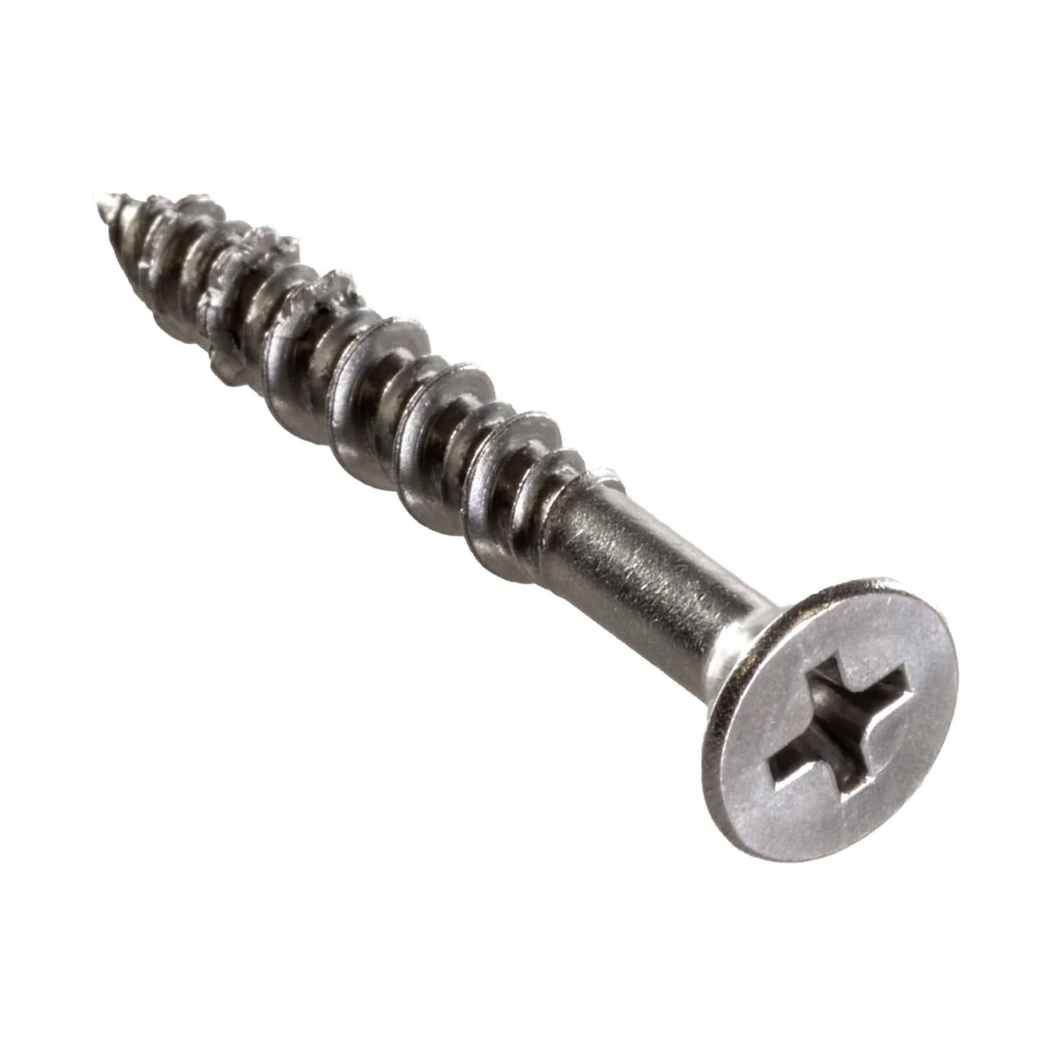 Simpson Strong-Tie T10J150FXM Marine Screw, Flat Head,  #10 x 1-1/2-in. #2 Phillips Drive, Type 316, 1000-Pack - Image 2