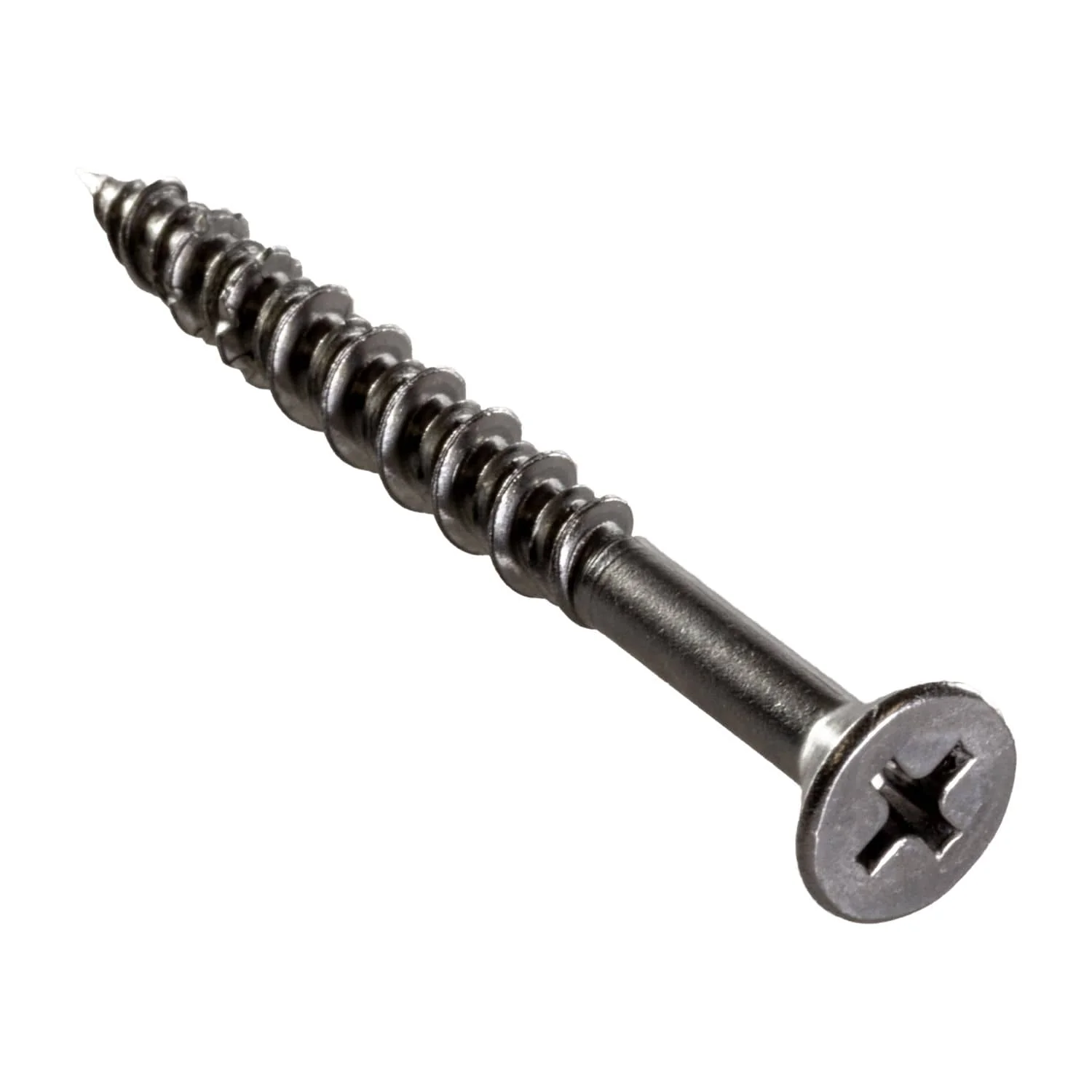 Simpson Strong-Tie T10J200FX-RP8 Marine Screw, Flat Head,  #10 x 2-in. #2 Phillips Drive, Type 316, 8-Pack - Image 2