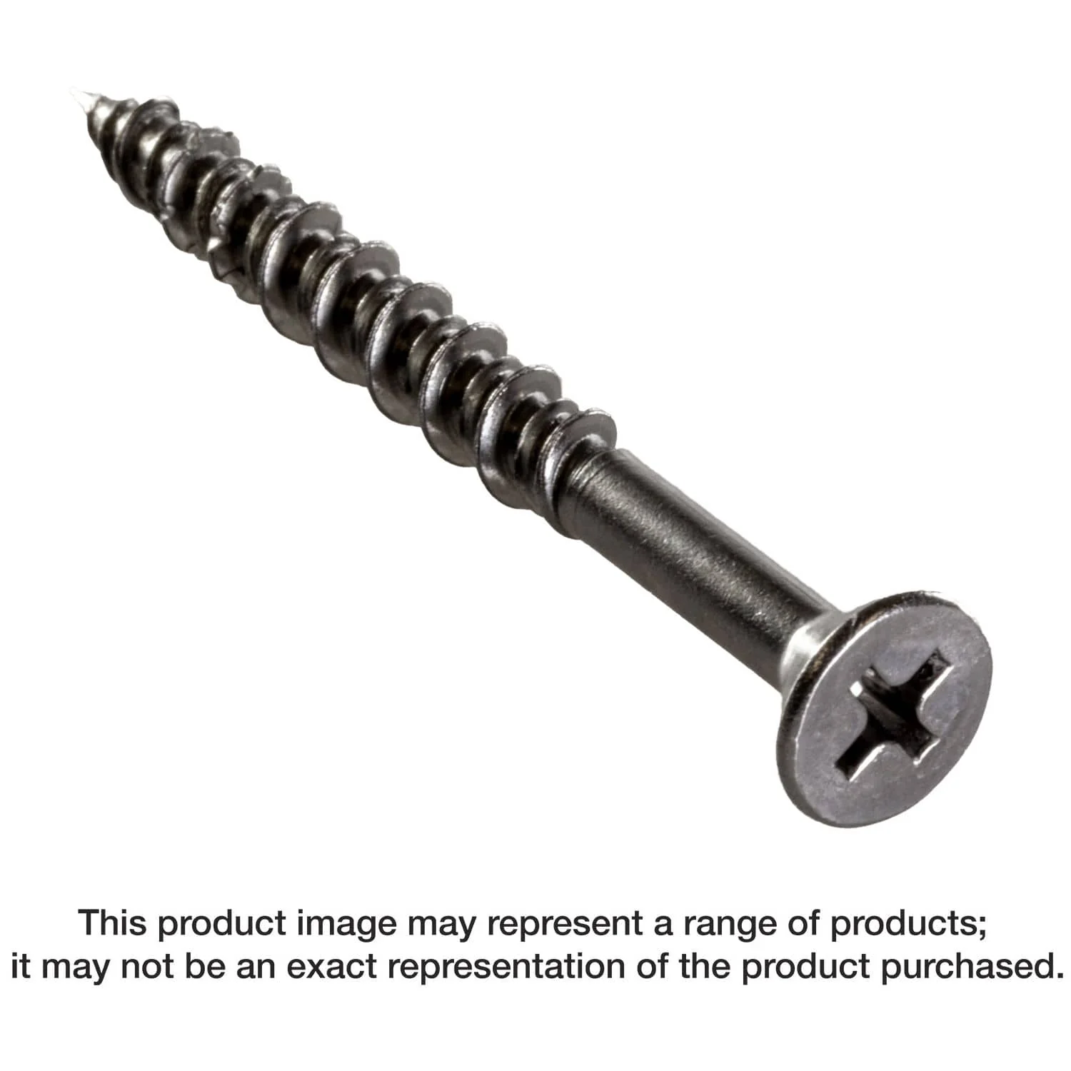 Simpson Strong-Tie T10J200FXC Marine Screw, Flat Head,  #10 x 2-in. #2 Phillips Drive, Type 316, 100-Pack - Image 3