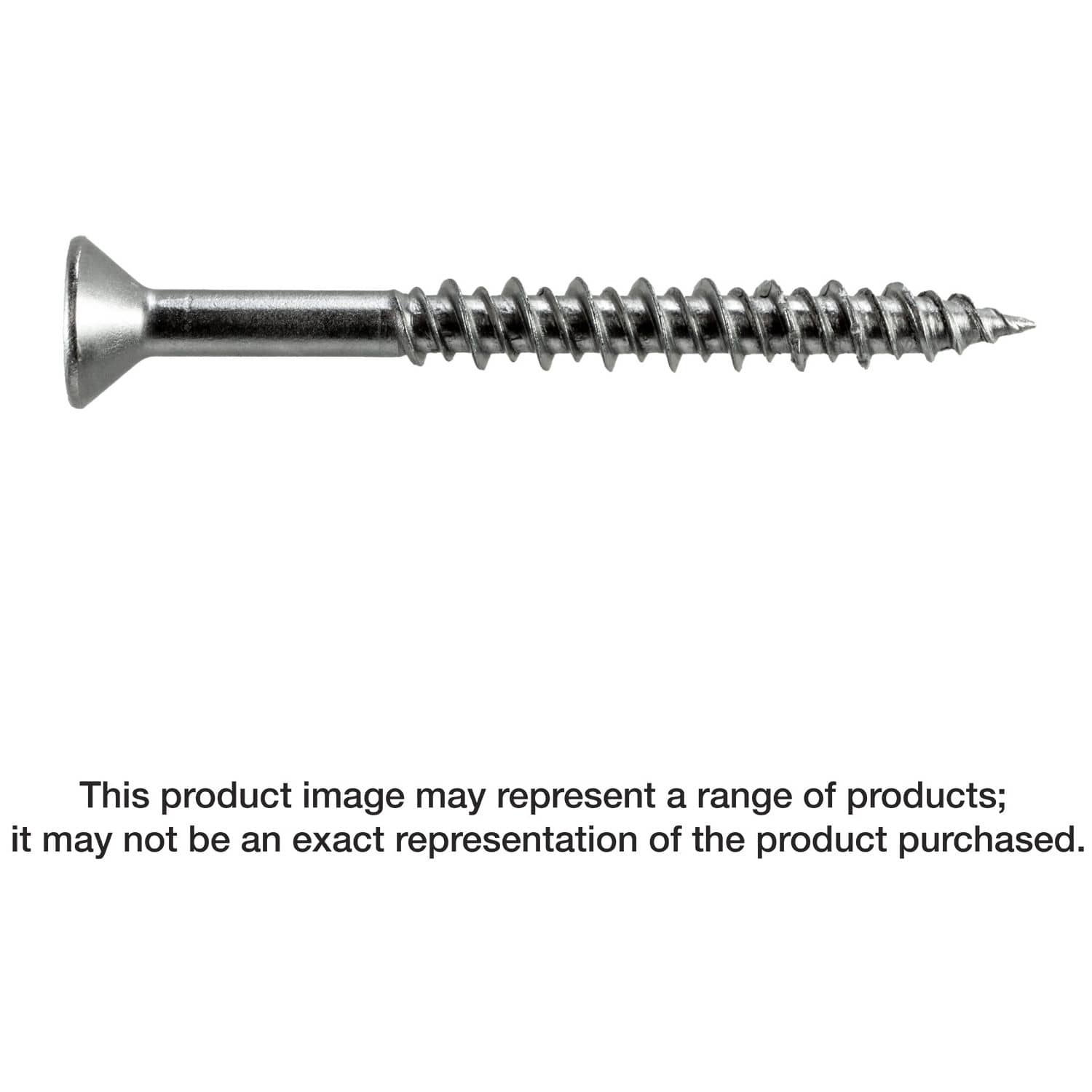 Simpson Strong-Tie T10J200FXM Marine Screw, Flat Head,  #10 x 2-in. #2 Phillips Drive, Type 316, 1000-Pack - Image 3