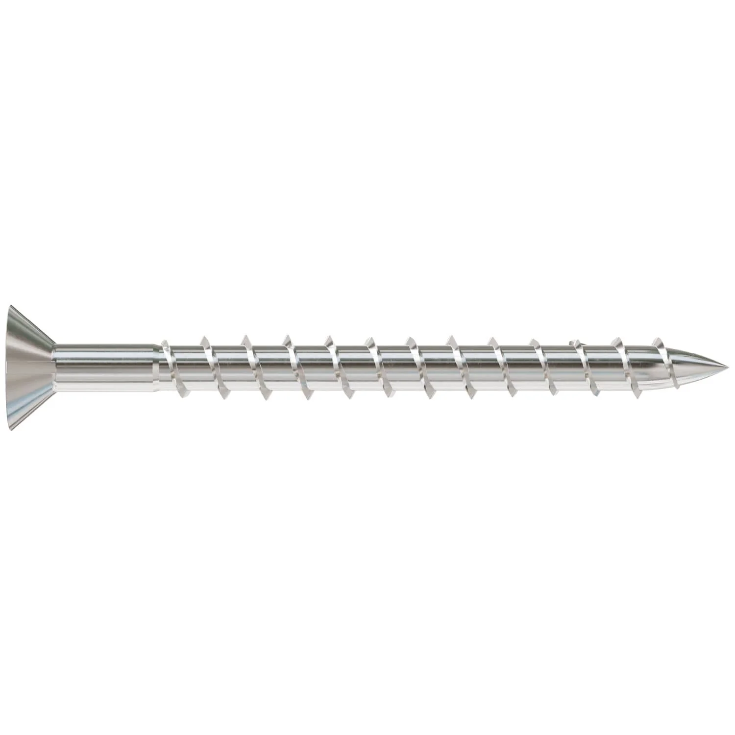 Simpson Strong-Tie T12250WP1 Strong-Drive DWP WOOD SS Screw,  #12 x 2-1/2-in. T-27, Flat Head, Type 316, 1-lb. - Image 2