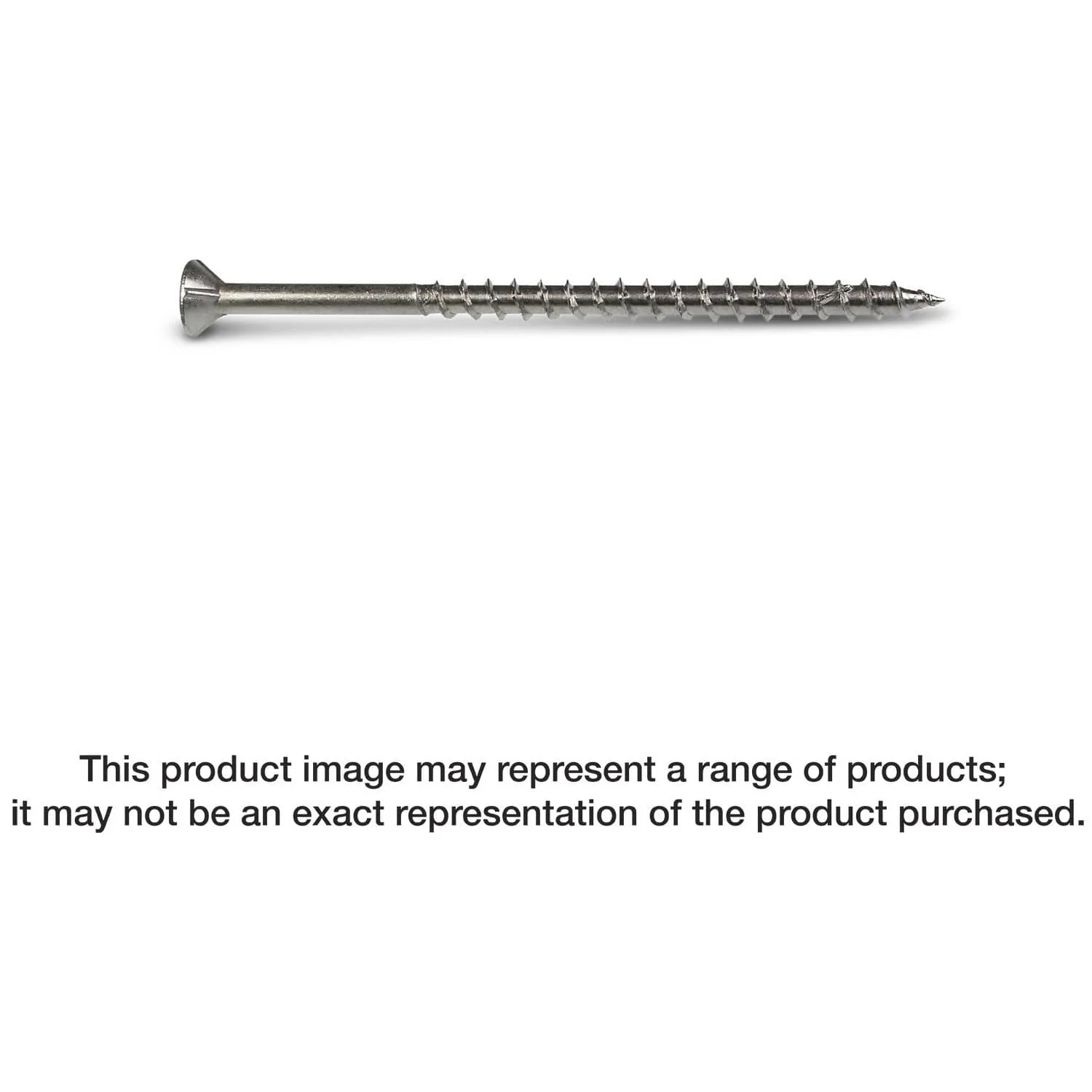 Simpson Strong-Tie T12350WPB Strong-Drive DWP WOOD SS Screw,  #12 x 3-1/2-in. T-27, Flat Head, Type 316, 1000-Pack - Image 1