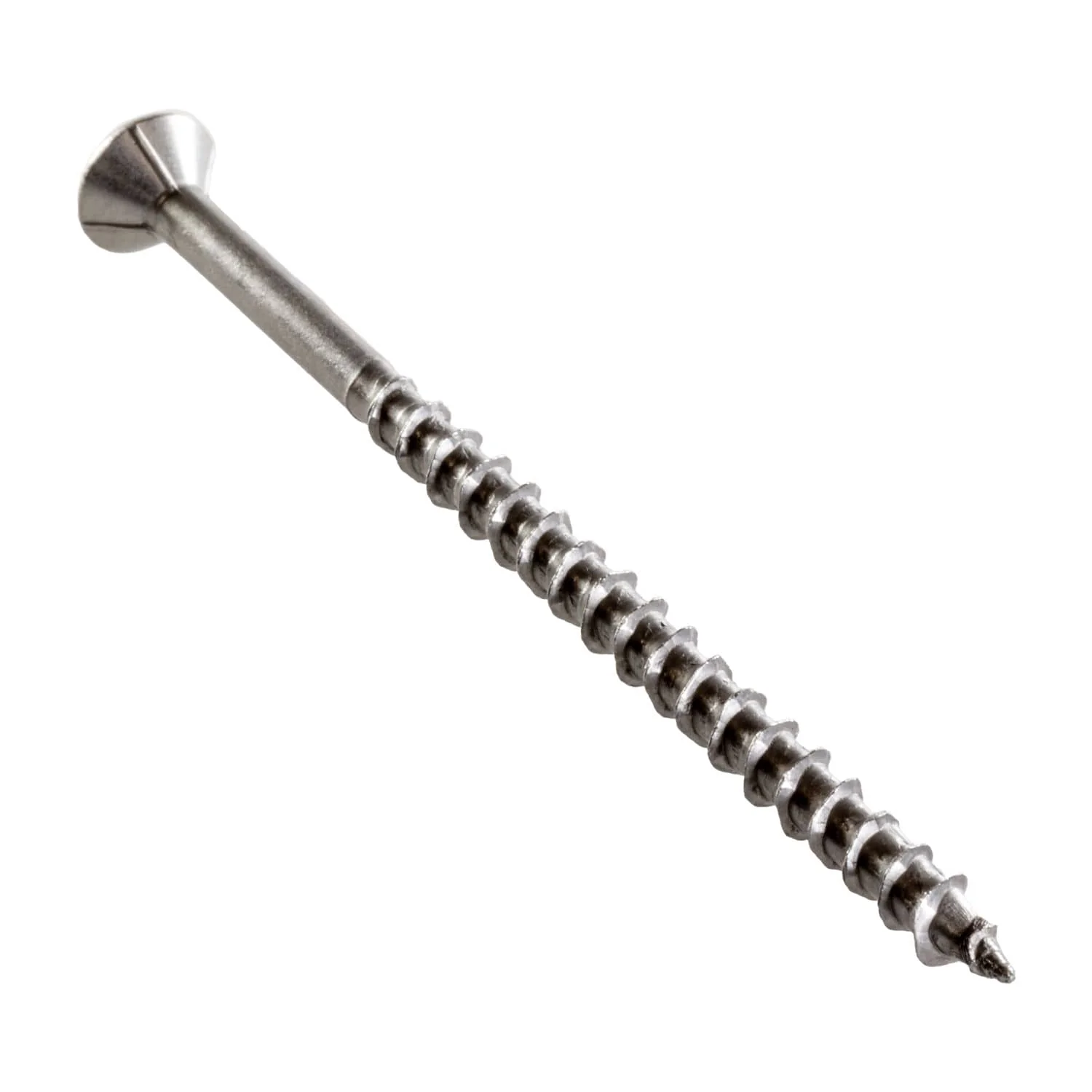 Simpson Strong-Tie T12400WP-RP5 Deck-Drive DWP WOOD SS Screw,  #12 x 4-in. T-27, Flat Head, Type 316, 5-Pack - Image 2