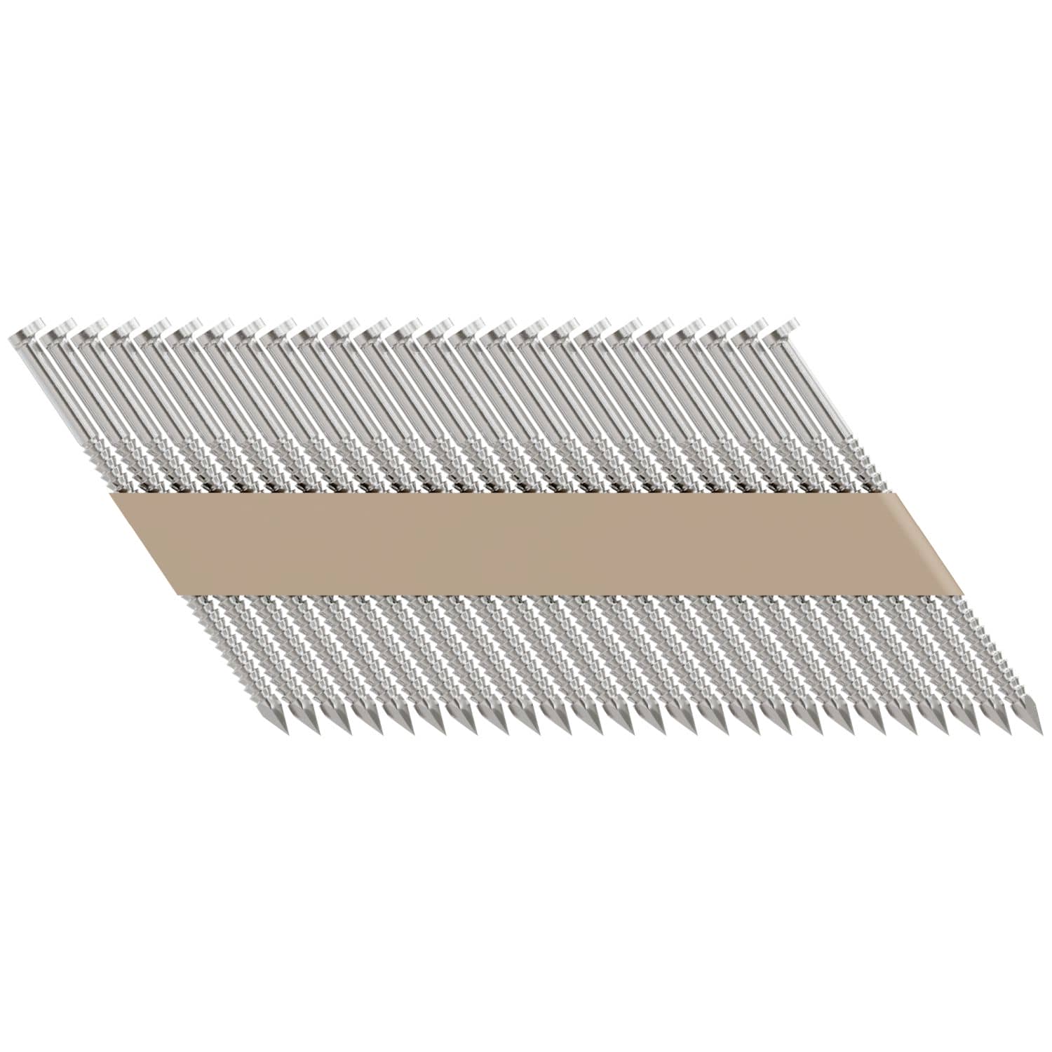 Simpson Strong-Tie T12A237T31 31°–34° Paper Tape, Clipped Head, Ring-Shank Nail,  2-3/8-in. Type 316, 1000-Pack - Image 3