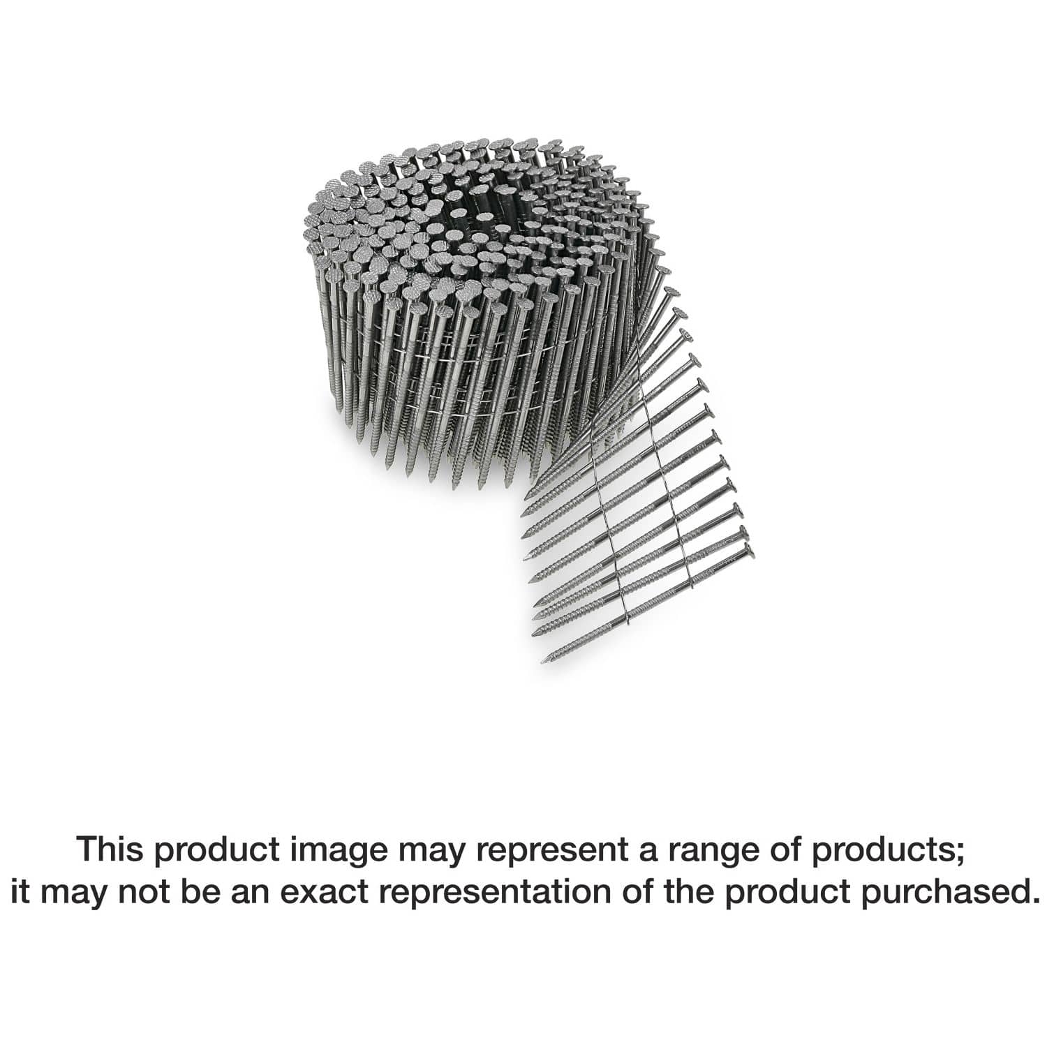 Simpson Strong-Tie T13A200SNJ 15° Wire Coil, Full Round Head, Ring-Shank Siding Nail,  2-in. Type 316, 1800-Pack - Image 1