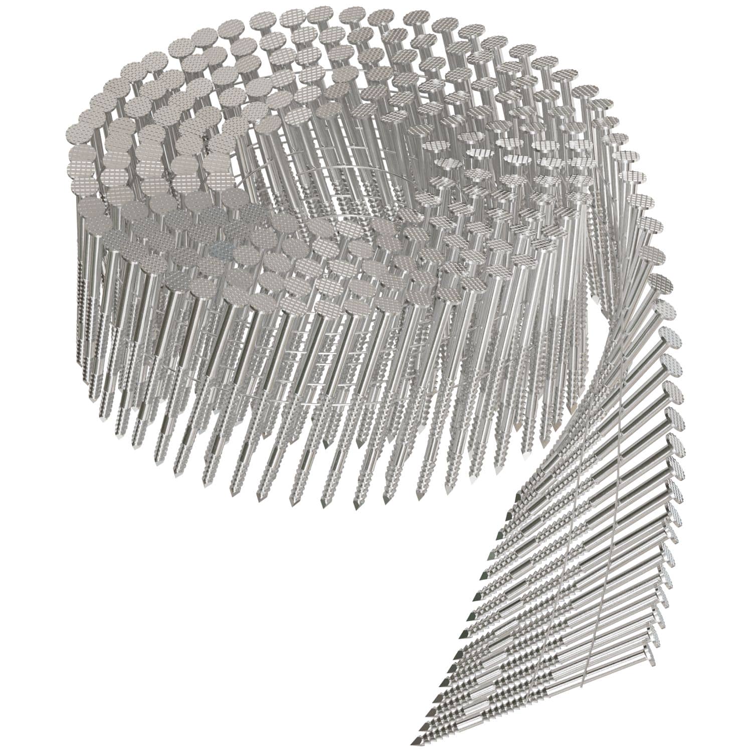 Simpson Strong-Tie T13A200SNJ 15° Wire Coil, Full Round Head, Ring-Shank Siding Nail,  2-in. Type 316, 1800-Pack - Image 3