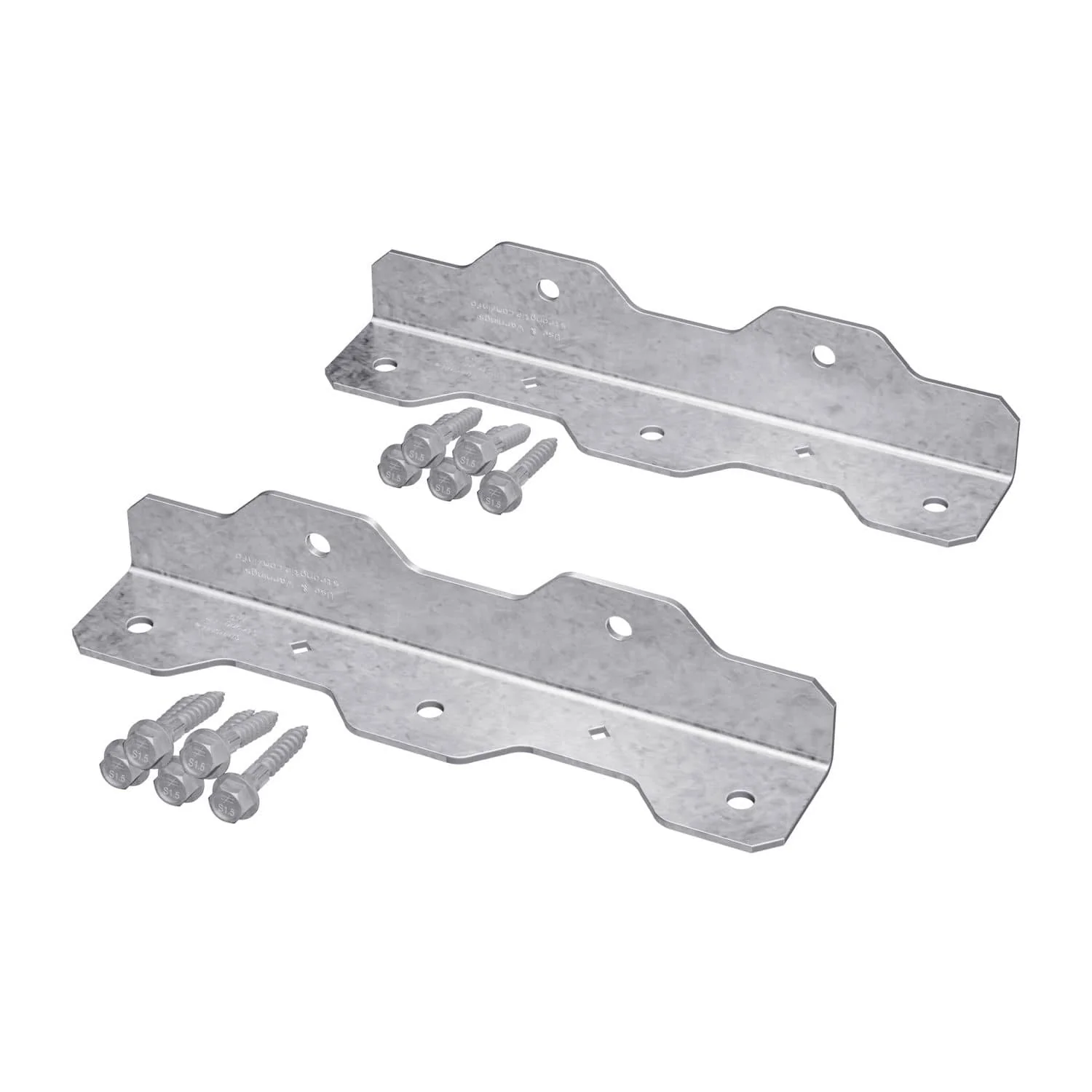 Simpson Strong-Tie TA9ZKT TA 8-1/4-in. 12-Gauge ZMAX Galvanized Staircase Angle, 2-Pack - Image 2