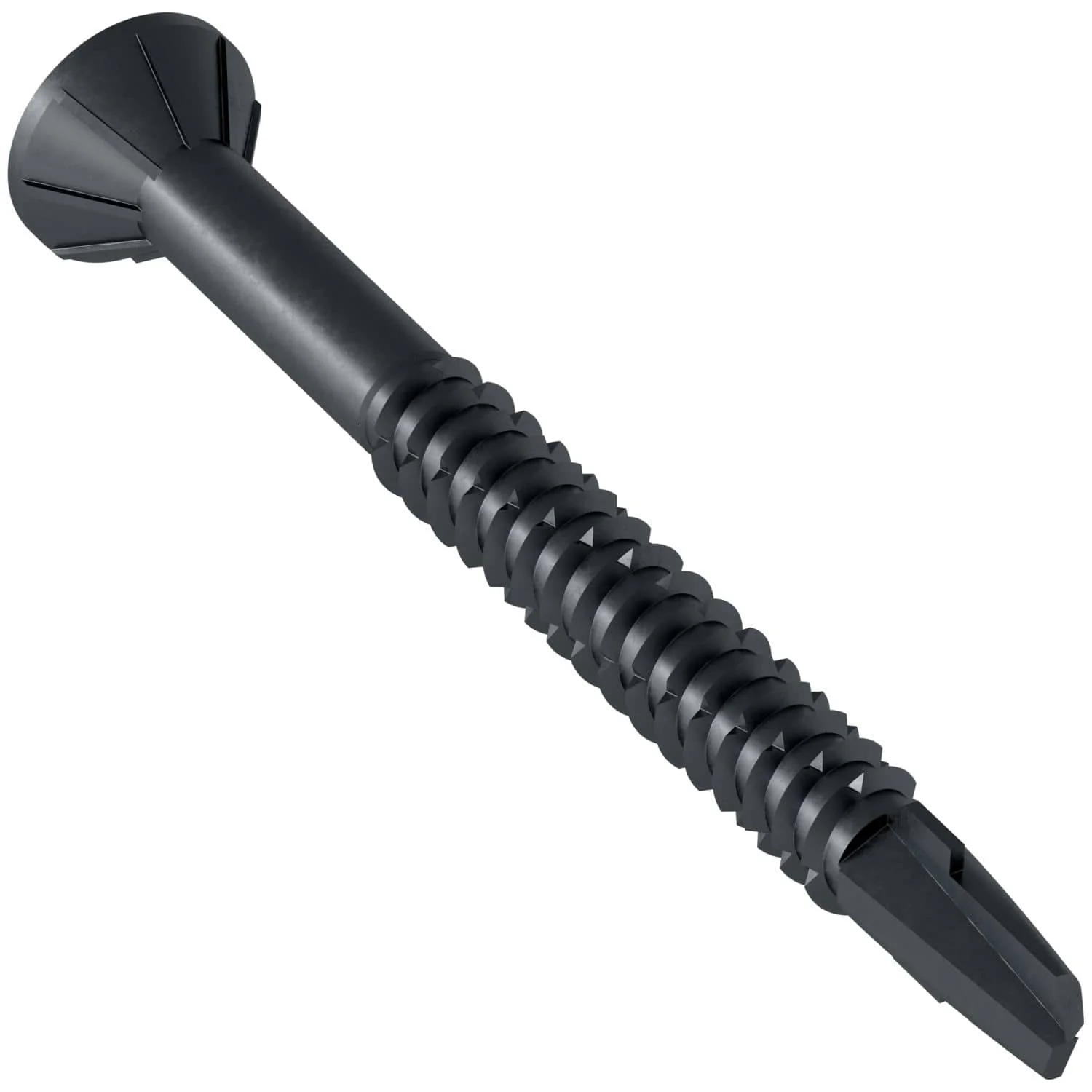 Simpson Strong-Tie TBP1260S Strong-Drive TB WOOD-TO-STEEL Screw (Collated),  #12 x 2-3/8-in. Black Phos., 1000-Pack - Image 2