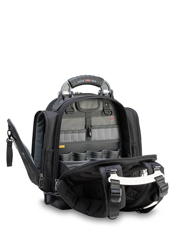 Veto Pro Pac TECH PAC MCP Blackout Compact Tool Backpack - Image 2