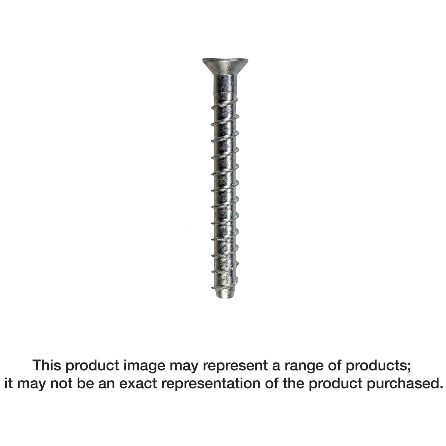 Simpson Strong-Tie THD37212CS Titen HD 3/8-in. x 2-1/2-in. Zinc-Plated Countersunk Head Heavy-Duty Screw Anchor, 50-Pack - Image 1