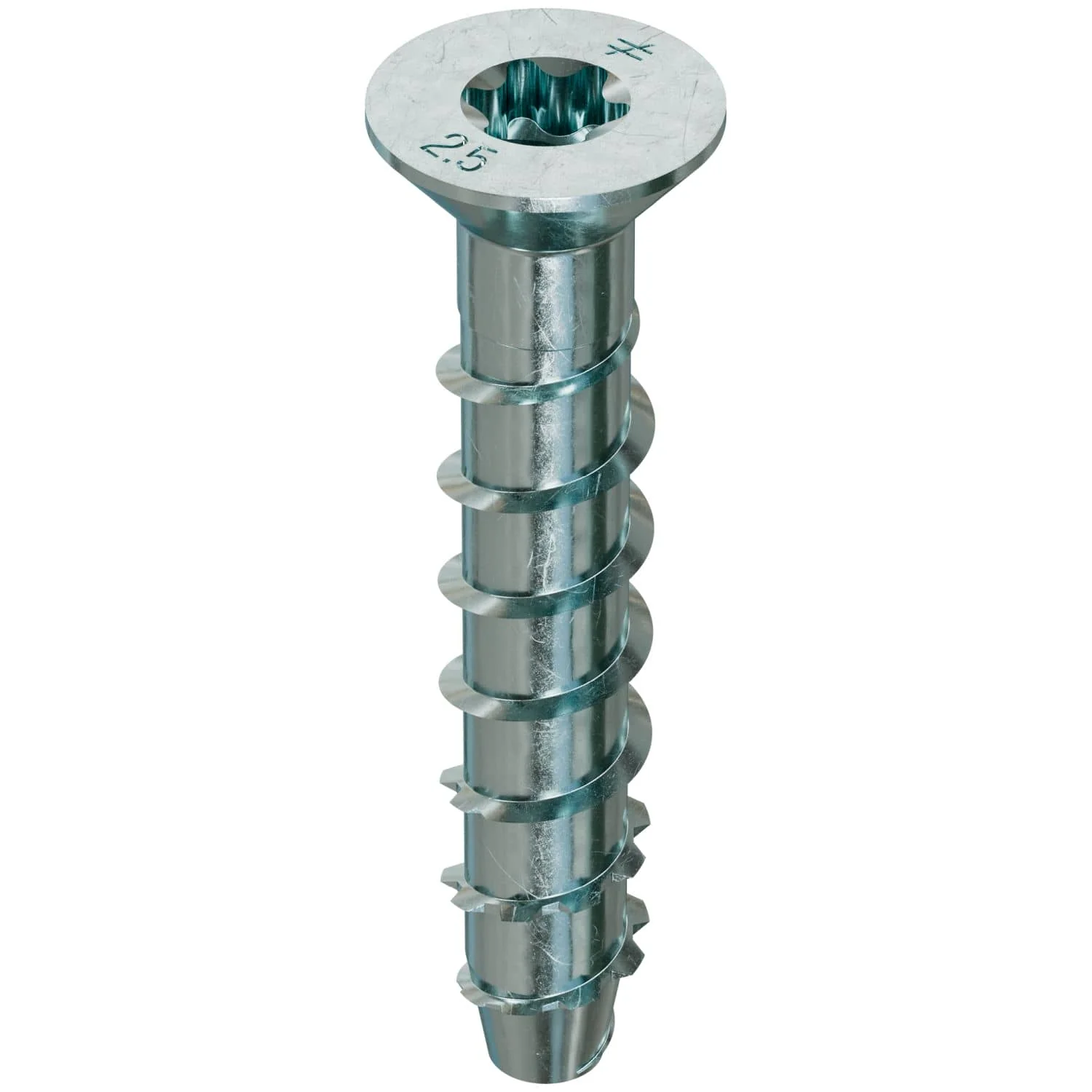 Simpson Strong-Tie THD37212CS Titen HD 3/8-in. x 2-1/2-in. Zinc-Plated Countersunk Head Heavy-Duty Screw Anchor, 50-Pack - Image 2