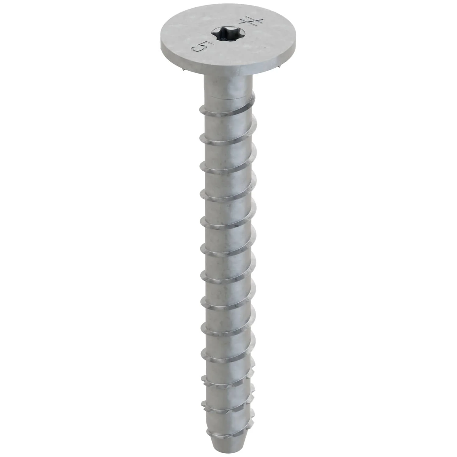 Simpson Strong-Tie THD50500WHMG Titen HD 1/2-in. x 5-in. Mech. Galv. Washer-Head Heavy-Duty Screw Anchor, 15-Pack - Image 2
