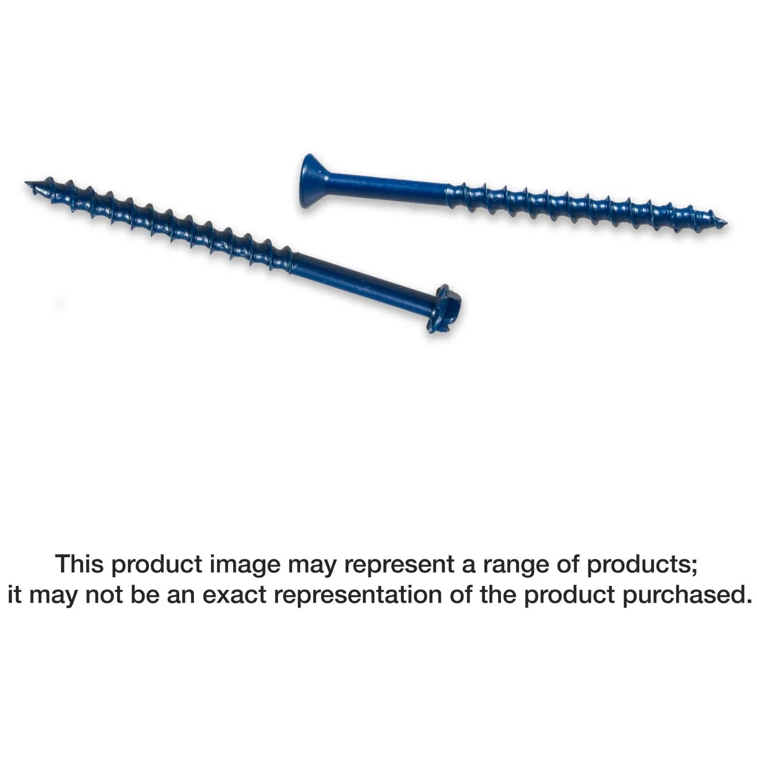 Simpson Strong-Tie TNT18134HC8 Titen Turbo,  3/16-in. x 1-3/4-in. Hex-Head Concrete and Masonry Screw, Blue, 8-Pack - Image 3