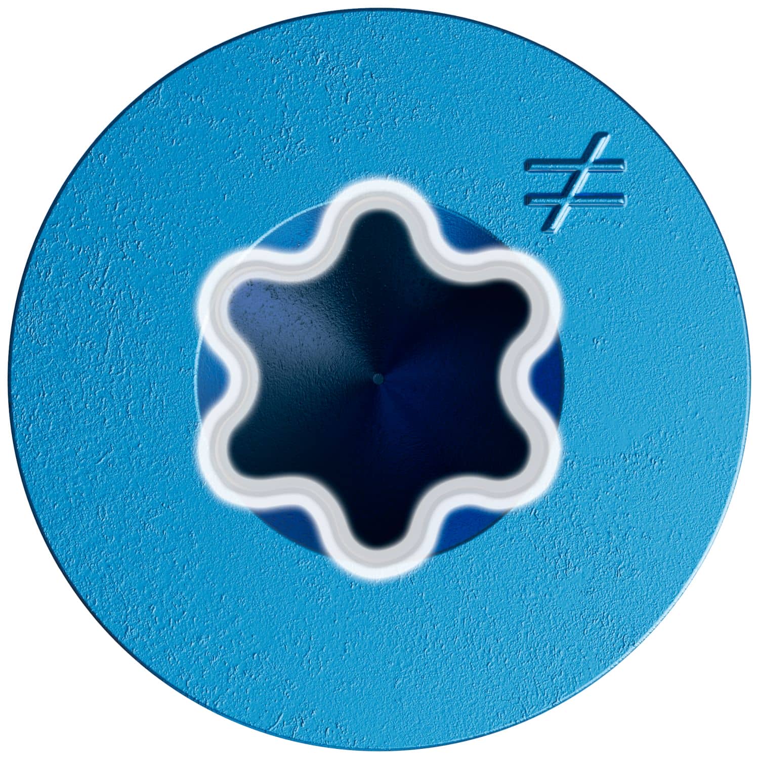 Simpson Strong-Tie TNT18214TFB Titen Turbo,  3/16-in. x 2-1/4-in. 6-Lobe Flat-Head Concrete and Masonry Screw, Blue, 2000-Pack - Image 3